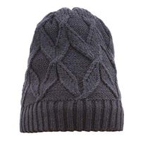 Edtoy Knitted Solid Cap Unisex Winter Hats for Women Casual Cotton Women's Hat Female Winter Cap (Black)