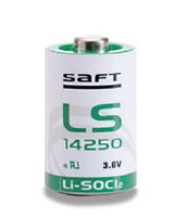 SAFT LS 14250 LS14250 1/2 AA 3.6v Lithium Battery (2 Pack)