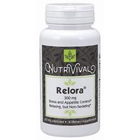 Nutrivival Reflora 300mg Formulated to Support Stress and Appetite Management Without Sedation* 60 Vegetarian Capsules