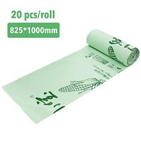 Seasonaliy Big Size Compostable Trash Bags Four Styles Extra Thick 1.1 Mils, Small Kitchen Compost Trash Bags, Food Scrap Yard Waste Bags, Bathroom Office Car Reliable