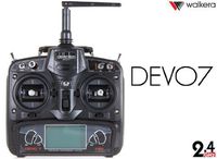 HobbyFlip Devention Devo 7 Radio Transmitter 7 Channel TX Compatible with Walkera QR Spacewalker