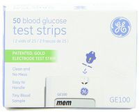 GE100 Test Strips 50 Count Box - Part#99GS250G51