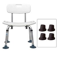 ZHAO XIN Shower Chair, Medical Transfer Bench for Bath Safety, Shower Use, and Bacterial Antimicrobial Protection