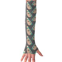 QG ZZX Sloths Pencils Unisex Compression Arm Sleeves UV Protection Performance Arm Sleeve Outdoor Sports Baseball,Basketball,Football (1 Pair)