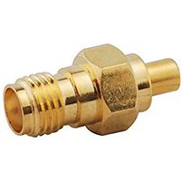 RF Adapter MMCX Jack Female Socket to SMA Jack Female Socket Straight (Pack of 2) High Quality Ships From USA