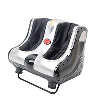RGFITNESS Foot Massager Machine/Smart Kneading Rolling Vibration Heating Shiatsu Foot Calf Leg Massager 110V US Plug Gray