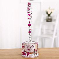 GJJ Toilet Brush with Base-European Toilet Brush Set-Acrylic Bathtub Toilet Cleaning Bath Brush,Paradise Fruit,A