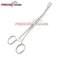 PRECISE CANADA: BALLENGER Sponge Forceps, Serrated - Curved, 7"