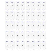 TENS Electrodes, Premium Quality XL Replacement Pads for TENS Units, 20 Pairs of Snap TENS Unit Electrodes (40 TENS Unit Pads), 2 inch x 4 inch, Discount TENS Brand