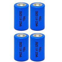 4 Pack 1/2AA ER14250 3.6V 1200mAh Lithium(Li-SOCl2) Battery