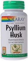 Solaray Psyllium Husk Capsules, 525 mg, 100 Count