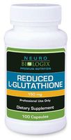Neuro biologix Glutathione Reduced L-Glutathione Detox Supplement (150 Milligrams per Capsule)