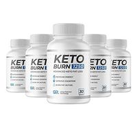 Keto Burn 1250 — Burn Body Fat as Fuel, Boost Energy and, Suppress Appetite for Weight Loss and Performance — 5 Pack