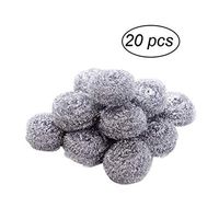 BESTOMZ Stainless Steel Dish Bowl Cleaning Spiral Scourers Practical Kitchen Cleaner