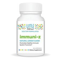 Little DaVinci – immuni-Z, Zinc Throat Lozenge, Immunity Supplement for Kids, Lemon Flavor, No Added Sugars, 60 ct.