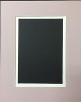 18x24 Lavender and Cream Double Picture Mat, Bevel Cut for 13x19 Picture or Photo