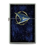 New Product star-trek-v2 Flip Top Cigarette Lighter + free Case Box