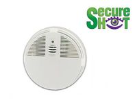 ULTRA-LIFE SMOKE DETECTOR SPY CAMCORDER-SIDE VIEW-1 YEAR STANDBY BATTERY, MOTION ACTIVATION-INCLUDES EXTRA "QUICK SWAP" LI-ION RECHARGEABLE BATTERY