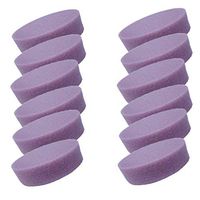 12Pcs Multi-Purpose Scrubber Sponges Extra Thin Magic Cleaning Sponges Dish Sponges Eraser Sponge for Kitchen Bathroom Furniture Leather Car & Steel (Purple)
