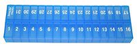 Once-a Day Monthly Pill Organizer Removable Lid for Easy Loading - Large Compartment Pill Box Medications for Entire Month Plus a Compartment for Extra Pills BPA Free Unconditional Guarantee