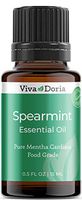 Viva Doria 100% Pure Spearmint Essential Oil, Undiluted, Food Grade, Spearmint oil, 15 mL (0.5 fl oz)