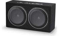 JL Audio CS212LG-TW1 PowerWedgeTM sealed enclosure with two 12" TW1 subwoofers