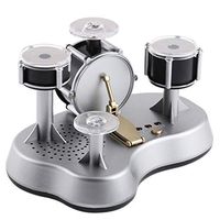 Mini Finger Touch Drum Set Kids Music Instrument Toys LED Light Drums Novelty Desktop Decoration