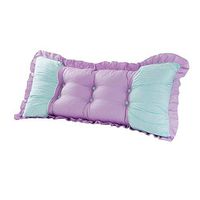 Qi Peng Mat Bedside Cushion - Large Back Cotton Removable and Washable Sofa Pillow Double Pillow Princess Bubble Sofa Cushion (Color : A, Size : 90x52cm)
