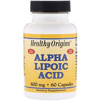HEALTHY ORIGINS ALPHA LIPOIC ACID,600MG, 60 CAP