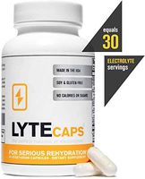 LYTEcaps Electrolyte Replacement Tablets - 60 Vegetarian Capsules - for Serious Rehydration and to Avoid Cramps, Dehydration - Magnesium, Potassium, Sodium and Zinc - Free of Gluten, Dairy and Nuts