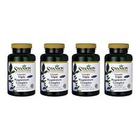 Swanson Triple Magnesium Complex 400 mg 60 Chwbls 4 Pack