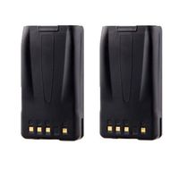 ELEOPTION Kenwood Two-Way Radio Interphone Replacement Battery 7.4V 2000mAh Li-ion TK-2140 TK-3140 TK-2148 TK-3148 TK-2160 TK-3160 TK-2168 TK-3168 for Kenwood Portable Radios KNB-24 KNB-24L (2 Pack)