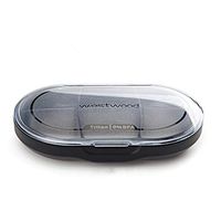 Fantasee Luxury Portable Pill Box Organizer Vitamin Case Container - Non-Toxic BPA Free Gift Packaging Novelty Gift for Business Man/Friends/Family Members (Black)