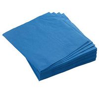 Exquisite 50 Pack of Luncheon Paper Napkins The 2 Ply Party Napkins are Highly Absorbent of Vibrant Colors - Light Blue Napkins