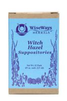 WiseWays Herbals Witch Hazel Suppositories 2.5 gm
