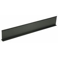 Shelf Divider T Shape Black Plastic - 30" L x 5" H