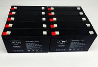 Lightalarms PL3 Emergency Light 6V 7Ah Replacement Battery -SPS BRAND (10 PACK)