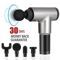 Massage Gun - Cordless Handheld Percussion Body Massager for Muscle Pain, Tension, Full Body Relief - Powerful Deep Muscles Tissue Massager with 4 Professional Heads