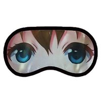 SosoJustgo2 Sleep Mask, Super Smooth Soft Cotton Lining Eye Mask Soft Blindfold Eye Cover for Full Night's Sleep, Travel and Nap with Adjustable Strap(Arknights Amiya)