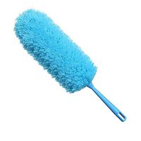 Dust Cleaner, Retractable Gap Dust Cleaning Artifact, Good Grips Microfiber Cleaning Brush, Removable and Washable Telescopic Dust Collector Microfiber Cleaning Brush for Home Bedroom (Sky Blue)