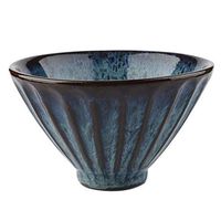 Bowl Cereal Bowl Snack Bowl Japanese Ramen Bowl Creative Salad Bowl Ice Cream Dessert Bowl Household Soup Bowl Ceramic Tableware Household tableware, retro bowl