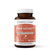 PMS Secret 60 Capsules, 500 mg, Black Cohosh, Cramp, Vitex, Valerian, Dandelion, Chamomile, St. John's Wort. Hormonal Imbalance Support (60 Capsules)