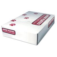 Jaguar Plastics 3858GREY Low-Density Can Liner, 38 x 58, 60gal, 1.1mil, Gray, 100/Carton