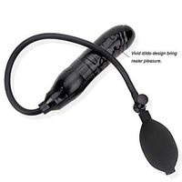 Black Inflatable Plug Pump with Push Release Button Backyard Pulled Bead Pneumatic Inflating Plug Stimulate Massger-000