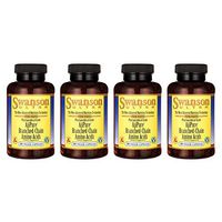 Swanson Ajipure Branched-Chain Amino Acids Pharmaceutical Grade 90 Veg Capsules (4 Pack)