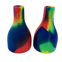 Silicone Filter Tips - Tips for Raw Rolling Papers - Cigarette Holder - Reusable Cigarette Filters - Cigar Accessories - XLarge 1” to 1.2” Rainbow