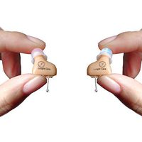 Jungle Care Audiologist Designed Digital CIC Hearing Amplifier PSAP - Completely Invisible in Ear Canal, Noise Reduction, Feedback Cancellation, Personal Sound Amplifier (Pair - Both Ears)