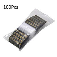 MOPOLIS 100 Pcs Tobacco Pouch Sealed Storage Bag Skull Pattern Portable Cigarette Holder | Color - Black. 48mm44mm