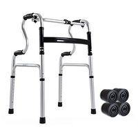 Multifunction Walker Adjustable Height Ergonomic Handles for Elderly, Seniors, Handicap, Disabled