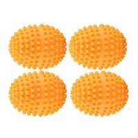 Dryer Balls-4Pcs/Set Orange Reusable Dryer Balls Washing Laundry Drying Ball for Home Clothes Cleaning